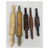 Vintage Rolling Pin Assortment|5 pc