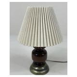 Wooden & Metal Lamp w/ Shade