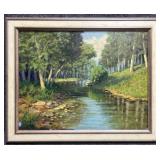 Original Oil Painting on Canvas by J. Greenberg