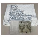 Sz. King Frontgate Duvet Cover & Pillow Covers|3pc