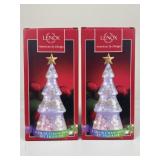 Lenox Merry & Magical 8" Tree Lit Figures|2 pc