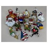 Glass Christmas Ornaments|15 pc