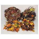 Fall Wreaths & Storage Bags|7 pc