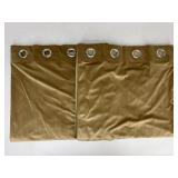 98" x 50" Plush Velvet Curtains|2 pc