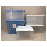 Snap Lock & Sterilite Storage Containers|5 pc