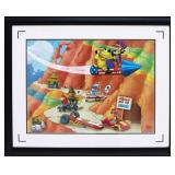 Wacky Racers Looney Tunes Animation Print