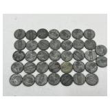 Silver War Nickels / 37 pc