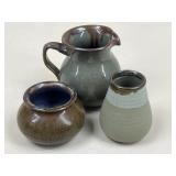 Ceramic Pitcher & Vases