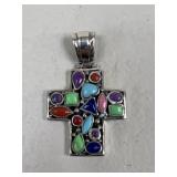 Sterling Silver & Stone Pendant