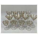 Cambridge "Rose Point" Glasses / 12 pc