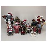 Santa Figures|11 pc