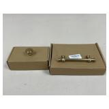Gold Tone Draw Pulls & Knobs / 12 pc
