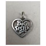 Sterling Silver James Avery Big Sister Charm