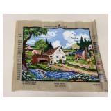 Cross Stitch On Canvas