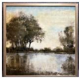 "Serene Reflections" Enhanced Canvas by J. Jarava