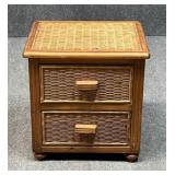 Wicker Nightstand