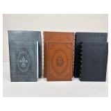 Faux Book Storage Boxes|6 pc