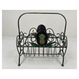Metal Pineapple Magazine Rack