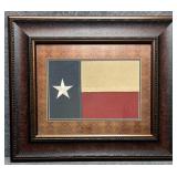 Framed Texas Flag