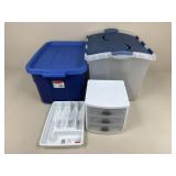 Rubbermaid & Sterilite Storage Containers/ 4pc