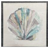 Enhanced Sea Shell Print on Canvas