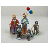 Emmett Kelly Jr. Collectables / 5 pc