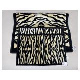 Zebra Print Area & Accent Rugs NWT|3 pc