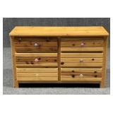 6 Drawer Wood Dresser
