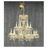 Glass & Crystal Chandelier