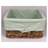 Pottery Barn Lined Basket