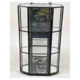 Mirror Back Glass Display Cabinet