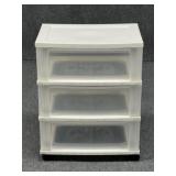 3 Tier Plastic Storage Drawers