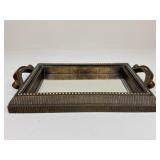Beveled Mirror Tray