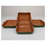 Dolmio Enameled Stone Bakeware|4 pc
