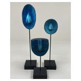 Abstract Face Sculptures/ 3 pc