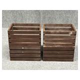 Painted Crates / 4 pc