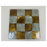 Painted Glass Table Decor