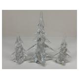 Crystal Christmas Trees|3 pc