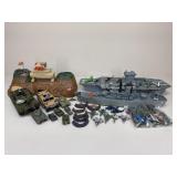 Military Play Sets w/ Little Soldiers & Vehicles