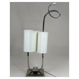 Modern 2-Bulb Lamp w/ Dimmer