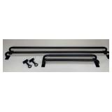 Industrial Style Curtain Rods|4 pc