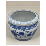 Blue & White Ceramic Planter
