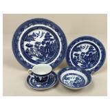 Johnson Bros Blue Willow Dish Set 60pc