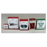 Hallmark Keepsake Ornaments & Cord / 6 pc