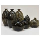 Art Glass Vases|7 pc