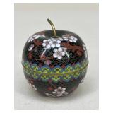 Cloisonnï¿½ Apple Trinket Box