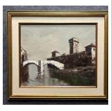 Vintage Original Painting on Canvas Signed
