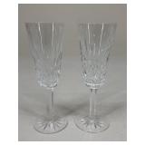 Waterford Lismore Champagne Flutes / Pair