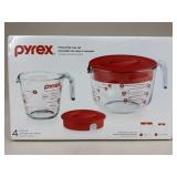 Pyrex 4-Piece Measuring Cup Set NIB