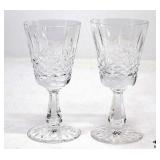Waterford Claret Wine Glasses / 2 pc